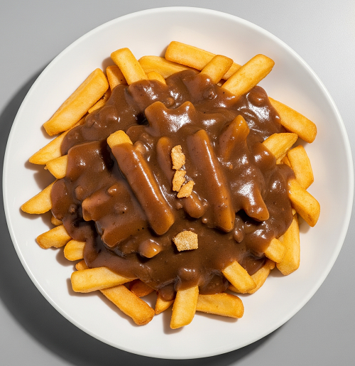Chips & Tub Of Gravy 